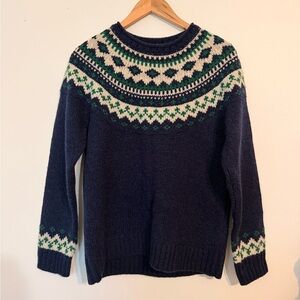 100% wool L.LBean sweater